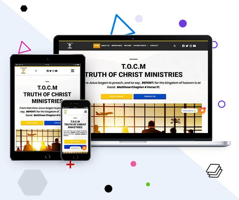 Best Church Website Design - Uddfel Technologies Limited